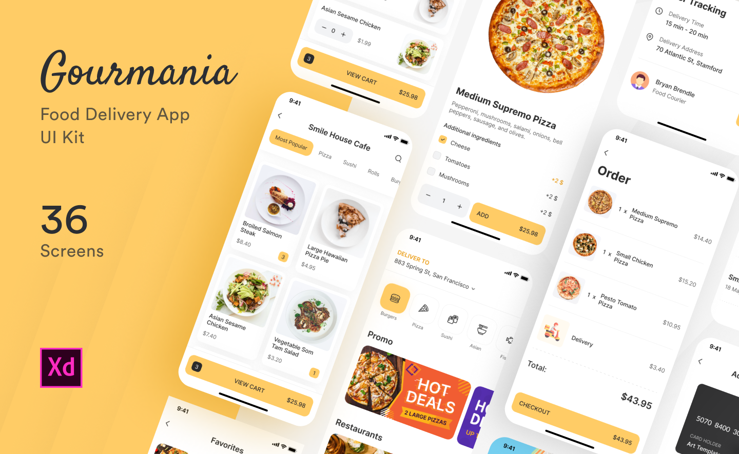 Gourmania - Food Delivery App